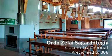 Restaurante Ordo Zelai Sagardotegia San Sebastian